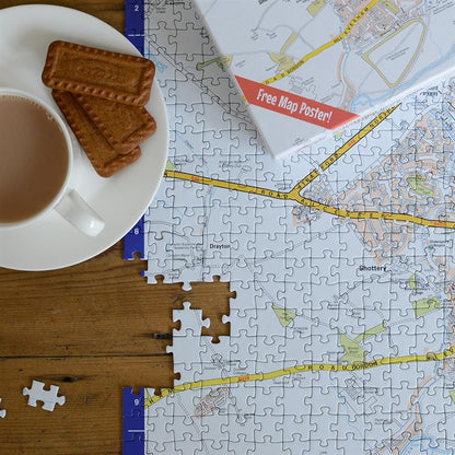 A to Z Map of Stratford-upon-Avon 1000 Piece Jigsaw