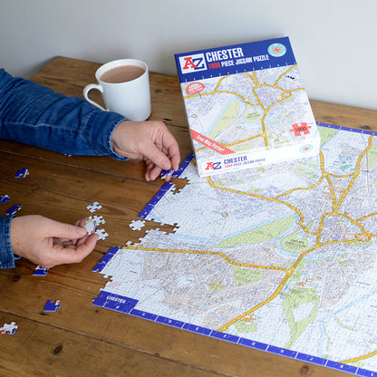 A to Z Map of Chester 1000 Piece Jigsaw