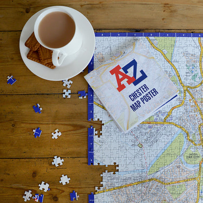 A to Z Map of Chester 1000 Piece Jigsaw