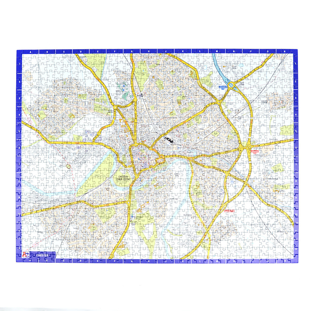 A to Z Map of Chester 1000 Piece Jigsaw