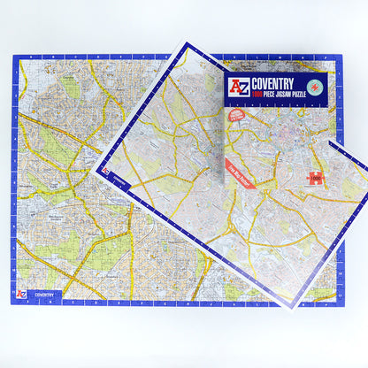 A to Z Map of Coventry 1000 Piece Jigsaw