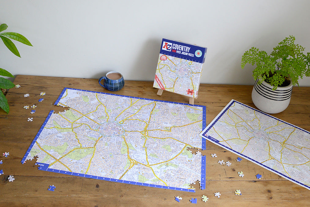 A to Z Map of Coventry 1000 Piece Jigsaw