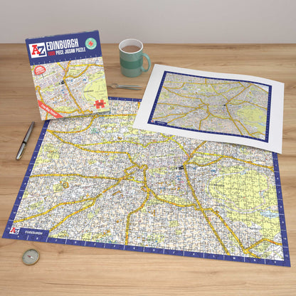 A-Z Map of Edinburgh 1000 Piece Jigsaw