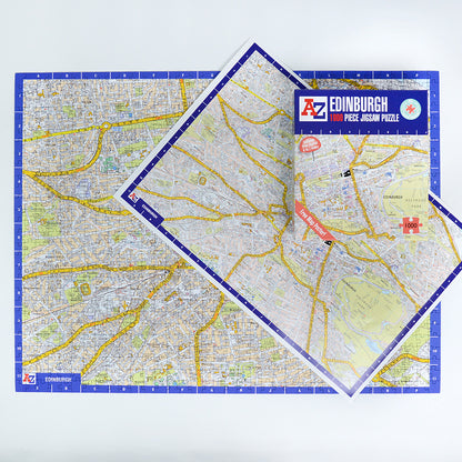 A to Z Map of Edinburgh 1000 Piece Jigsaw