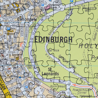 A to Z Map of Edinburgh 1000 Piece Jigsaw