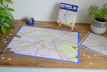 A to Z Map of Edinburgh 1000 Piece Jigsaw