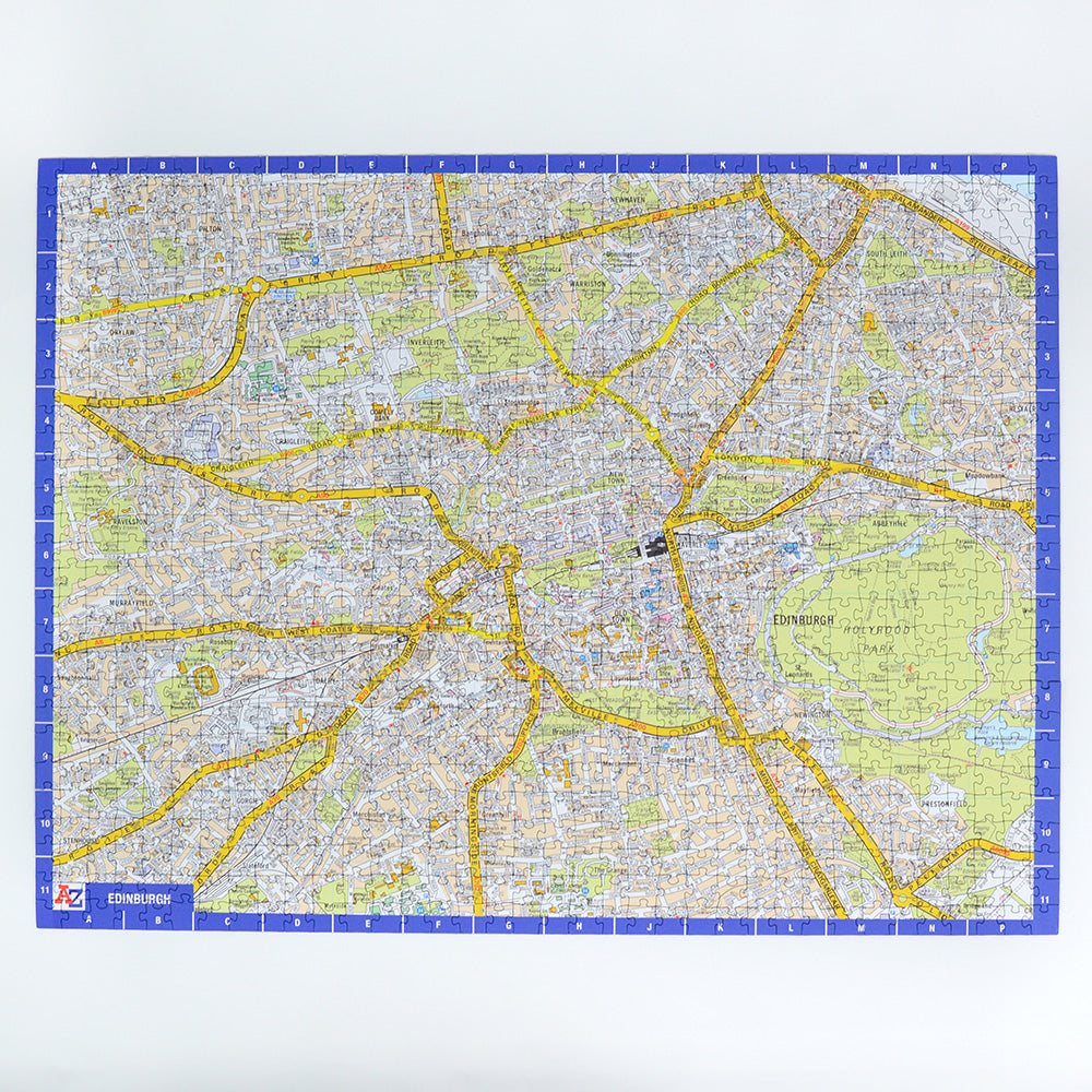 A to Z Map of Edinburgh 1000 Piece Jigsaw