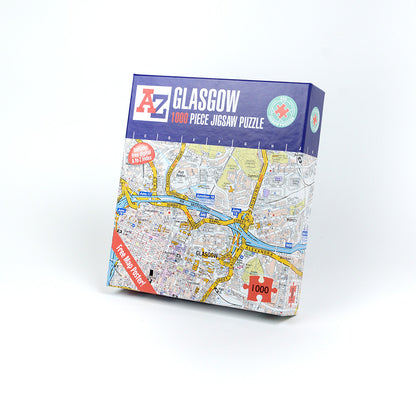A to Z Map of Glasgow 1000 Piece Jigsaw