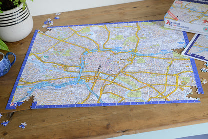 A to Z Map of Glasgow 1000 Piece Jigsaw