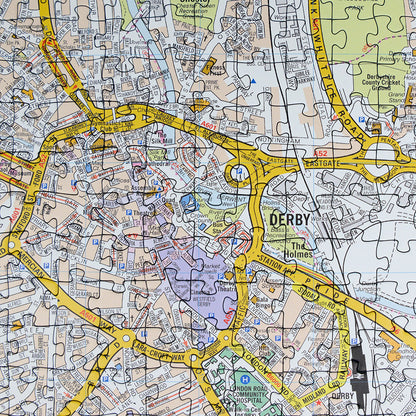A to Z Map of Derby 1000 Piece Jigsaw