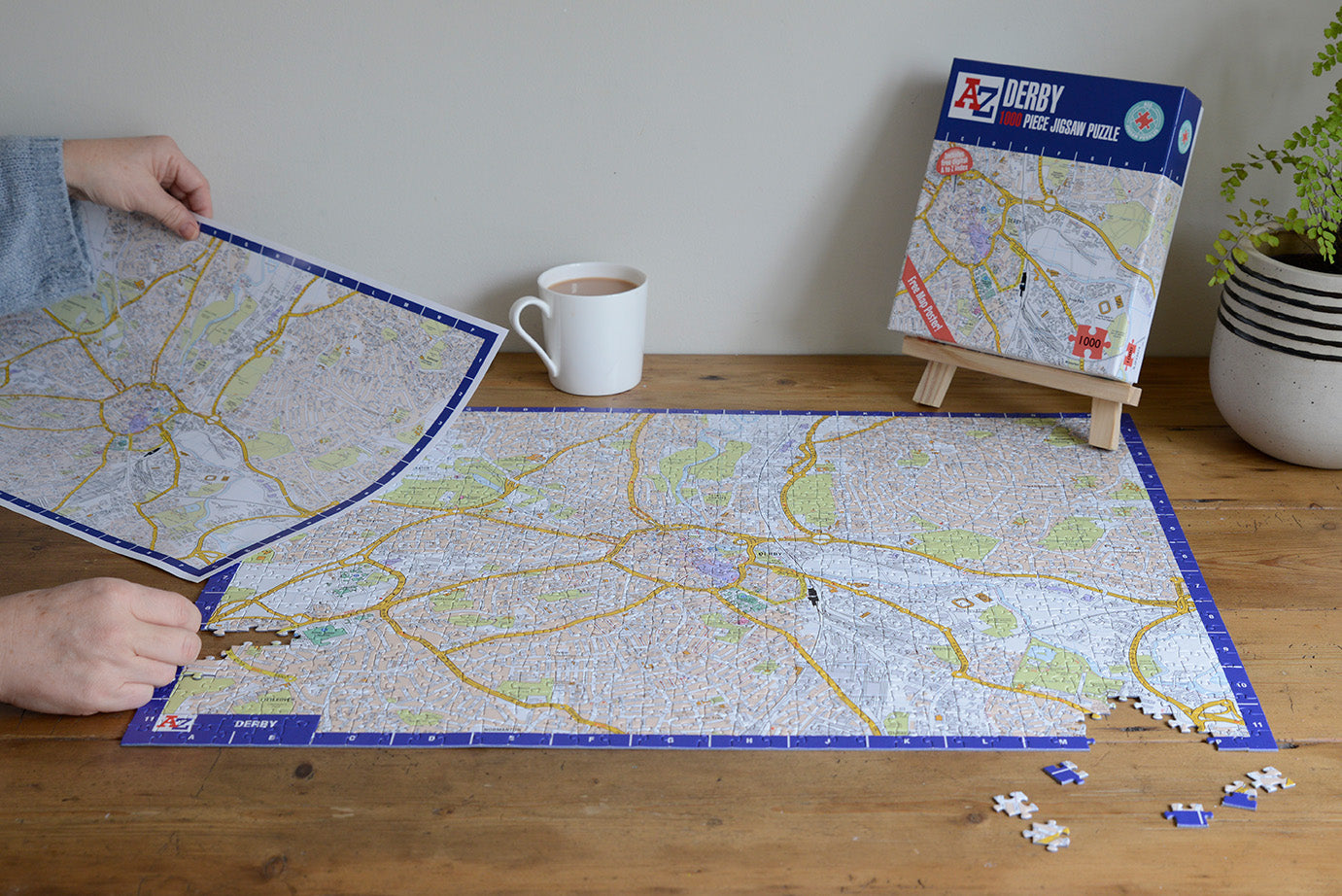 A to Z Map of Derby 1000 Piece Jigsaw