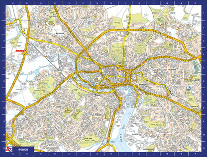 A-Z Map of Ipswich 1000 Piece Jigsaw