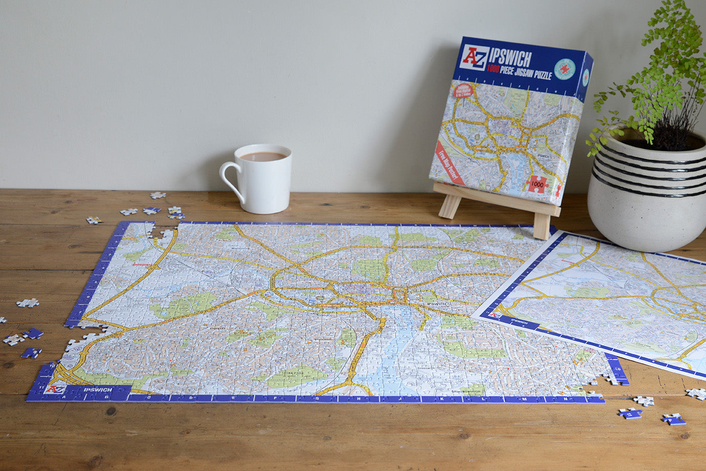 A to Z Map of Ipswich 1000 Piece Jigsaw