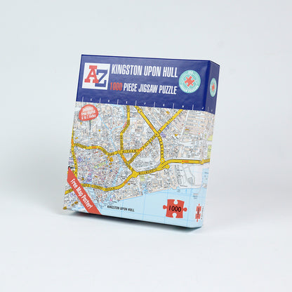 A to Z Map of Kingston Upon Hull 1000 Piece Jigsaw