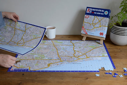 A to Z Map of Kingston Upon Hull 1000 Piece Jigsaw