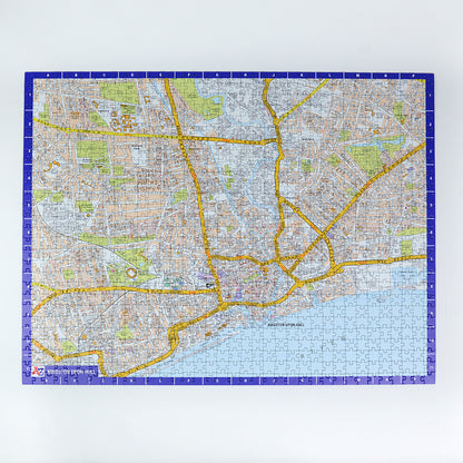 A to Z Map of Kingston Upon Hull 1000 Piece Jigsaw