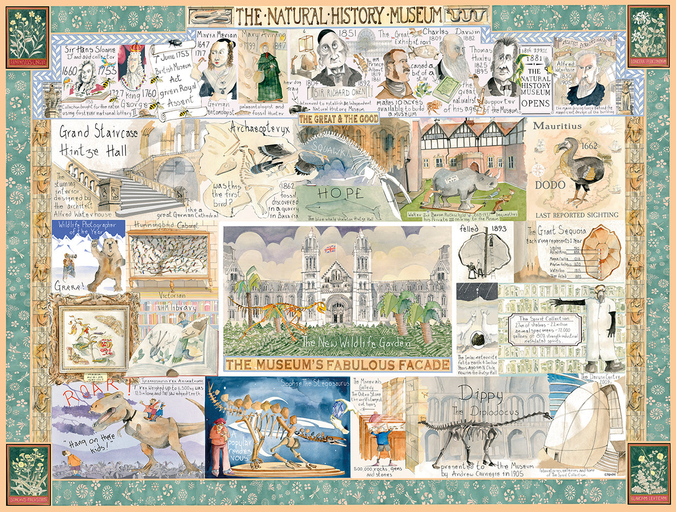 PRE-ORDER Tim Bulmer - Natural History Museum 1000 Piece Jigsaw