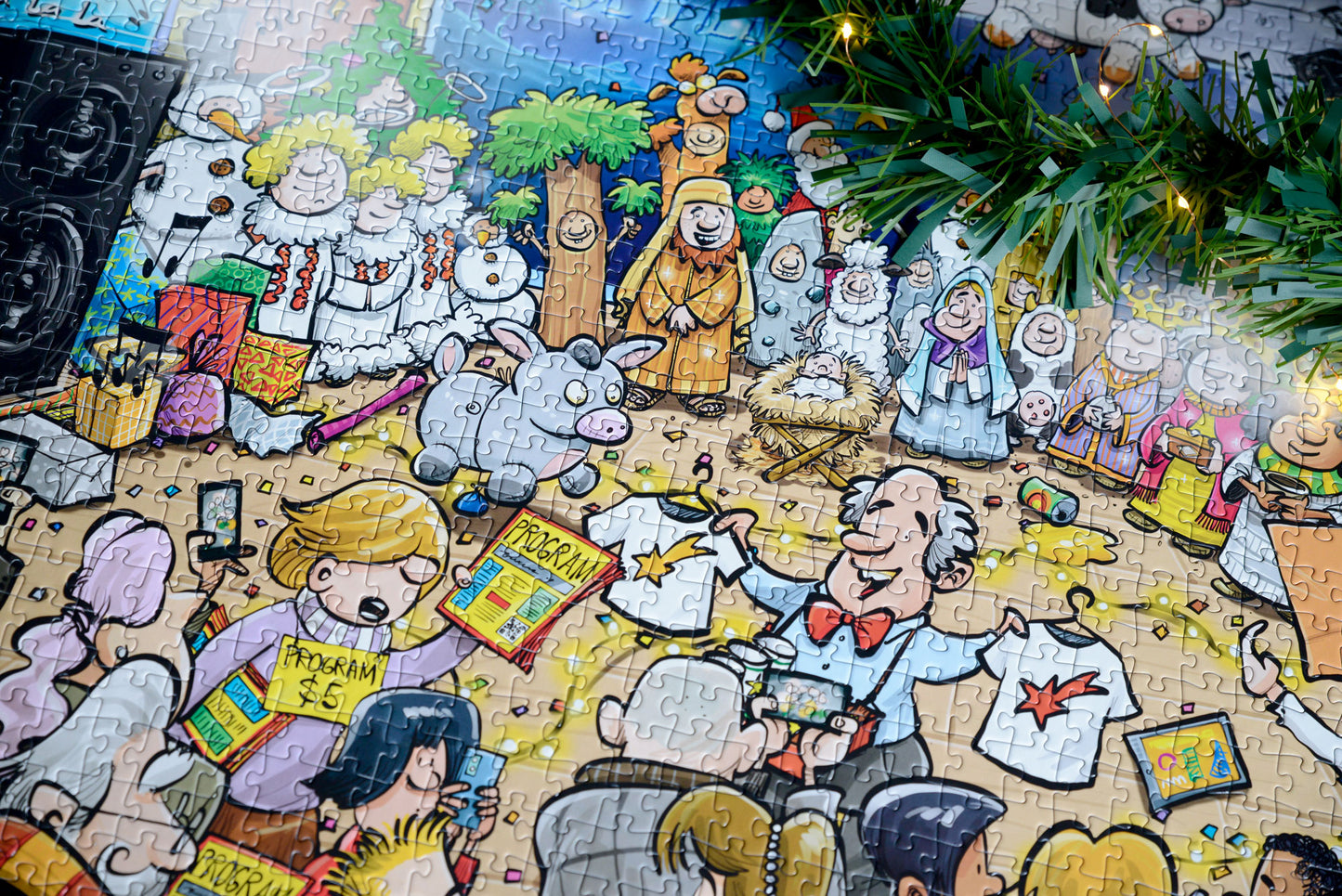 Djigsaw Vu  at the Nativity 2 x 1000 Piece Jigsaw Set