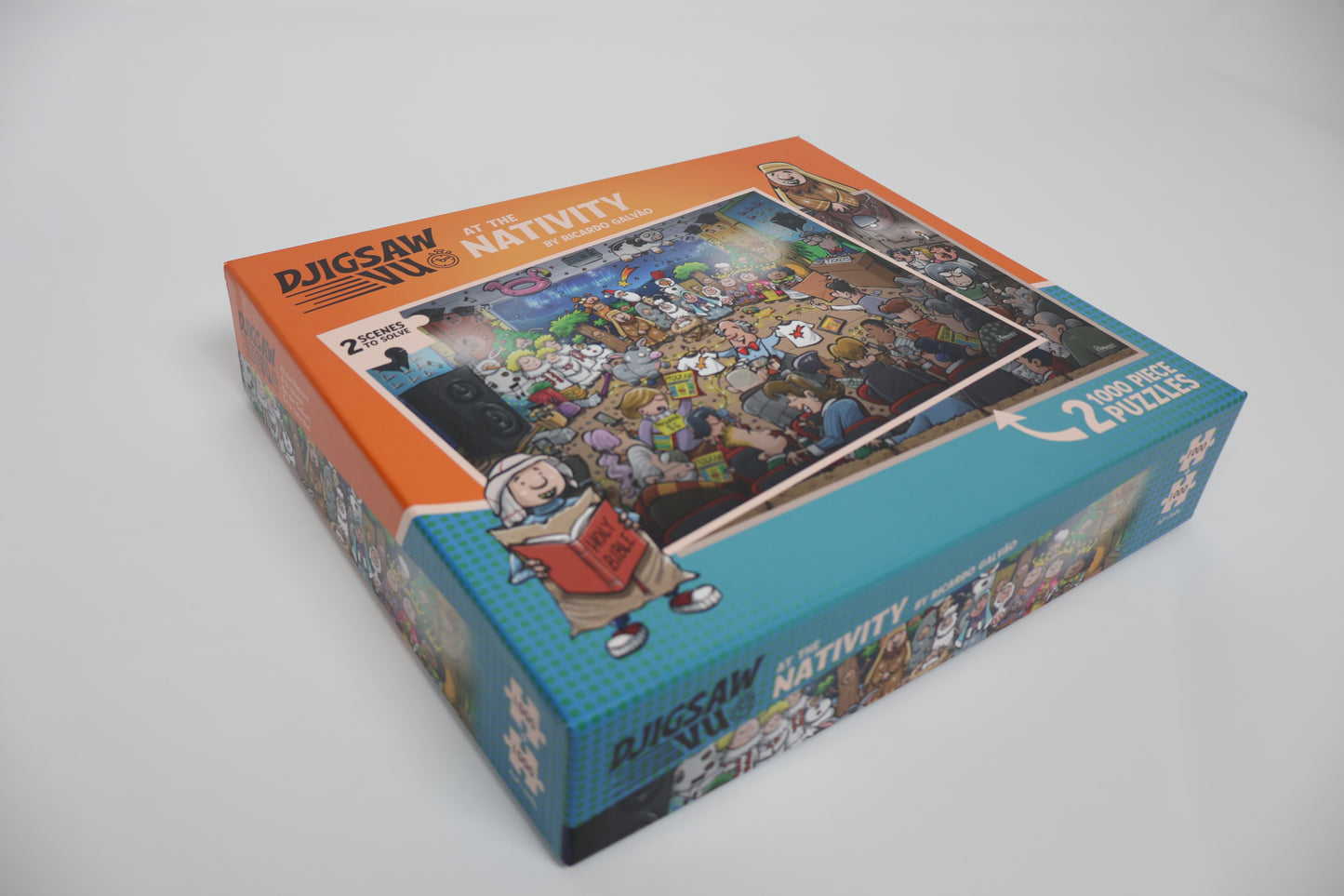 Djigsaw Vu  at the Nativity 2 x 1000 Piece Jigsaw Set