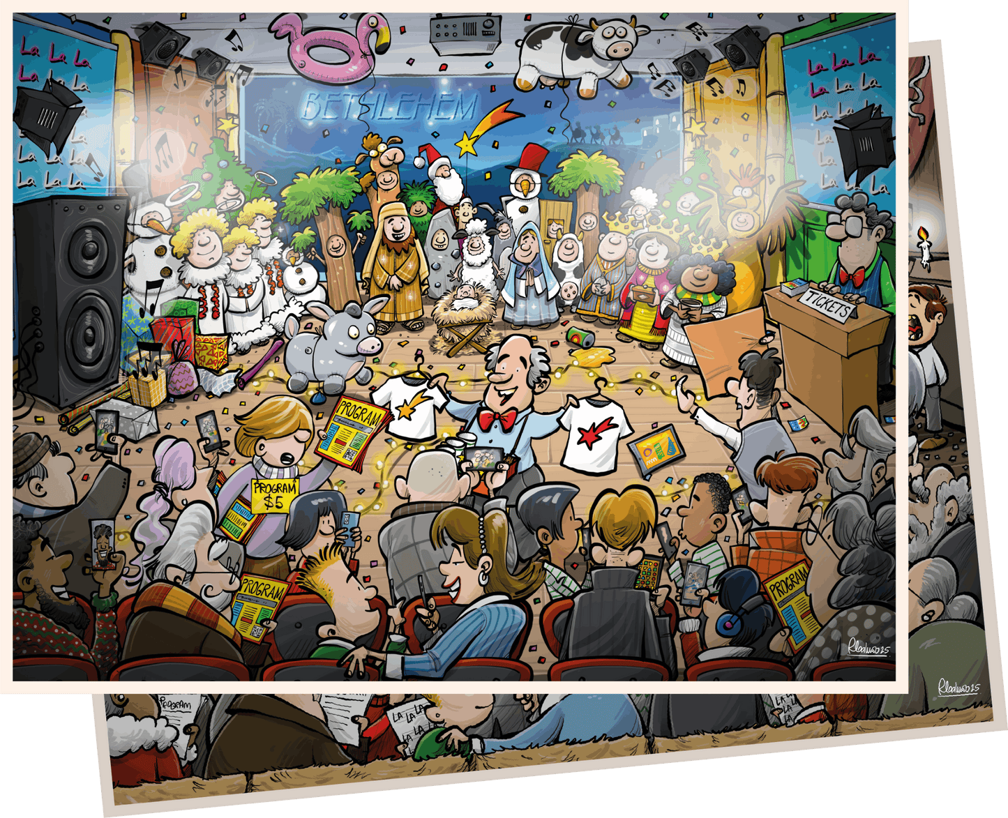 Djigsaw Vu  at the Nativity 2 x 1000 Piece Jigsaw Set