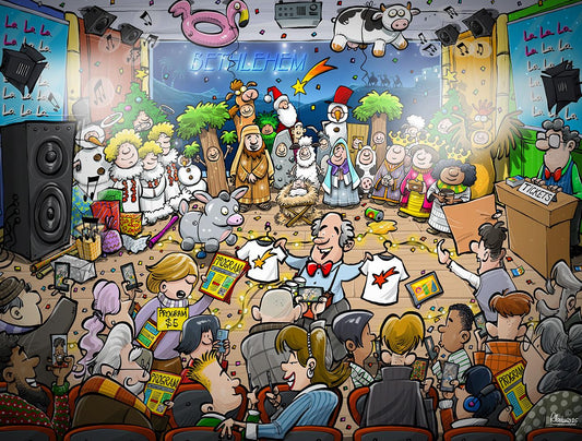 PRE-ORDER Djigsaw Vu  at the Nativity 2 x 1000 Piece Jigsaw Set