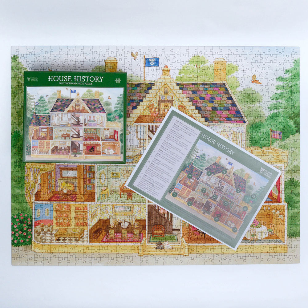 PRE-ORDER National Trust for Scotland House History 1000 piece Jigsaw puzzle