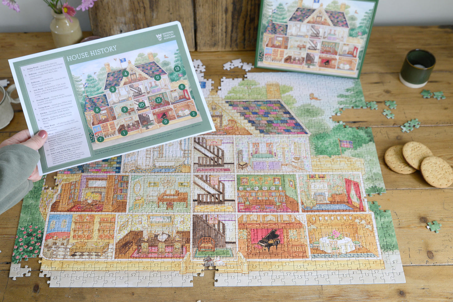 PRE-ORDER National Trust for Scotland House History 1000 piece Jigsaw puzzle