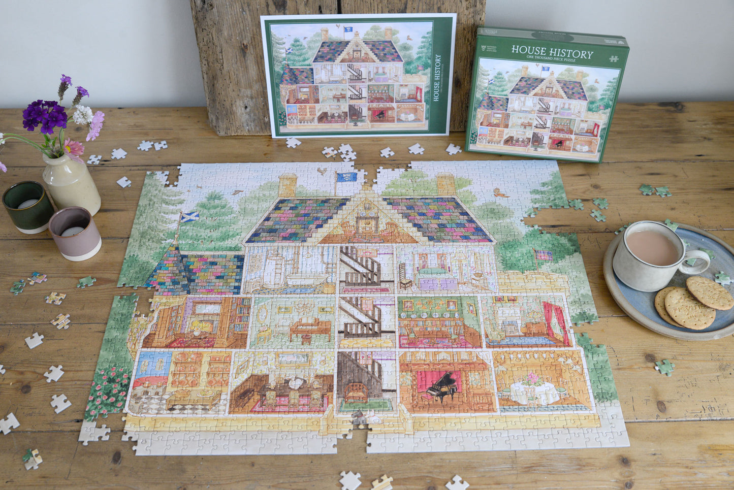 PRE-ORDER National Trust for Scotland House History 1000 piece Jigsaw puzzle