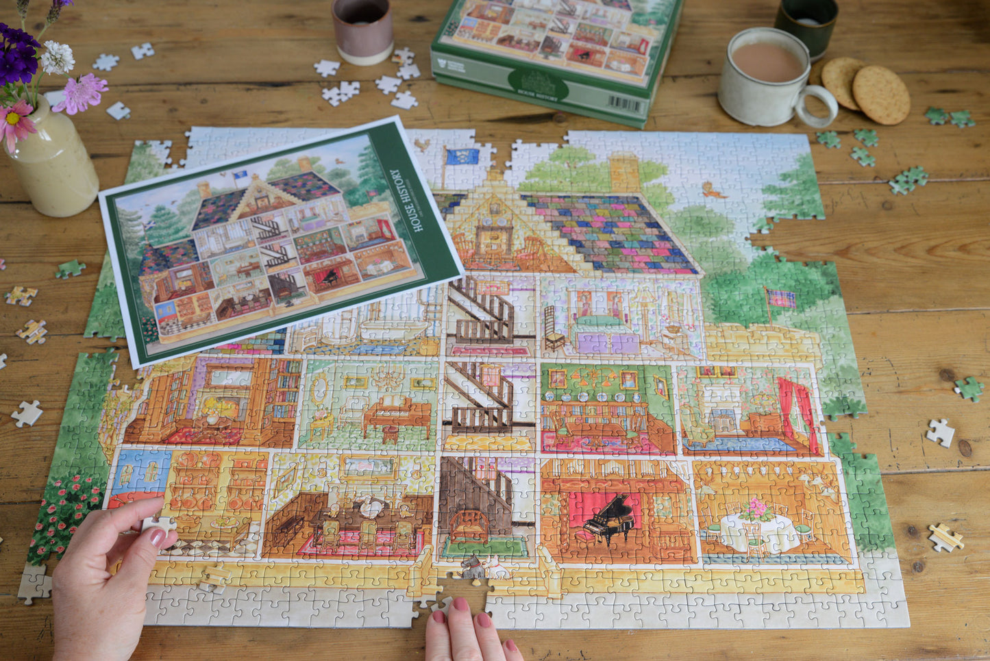 PRE-ORDER National Trust for Scotland House History 1000 piece Jigsaw puzzle