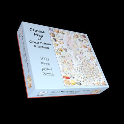 Cheese Map of the UK 1000 Piece Jigsaw Puzzle