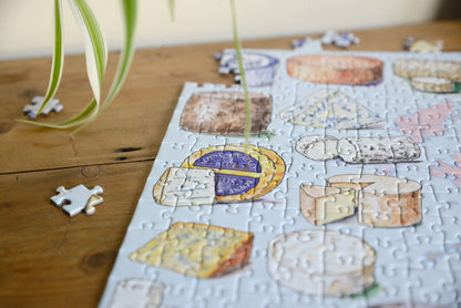 Cheese Map of the UK 1000 Piece Jigsaw Puzzle