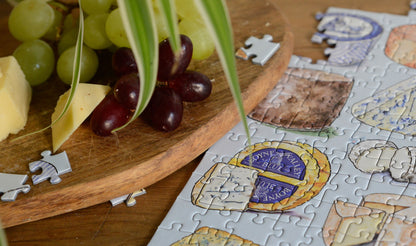 Cheese Map of the UK 1000 Piece Jigsaw Puzzle