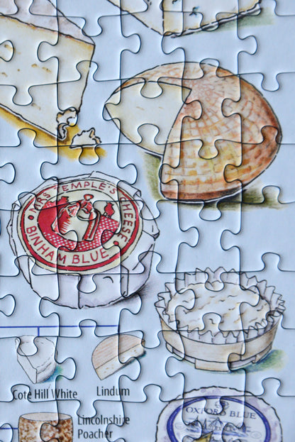 Cheese Map of the UK 1000 Piece Jigsaw Puzzle