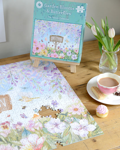 Garden Blooms & Butterflies 1000 Piece Jigsaw Puzzle