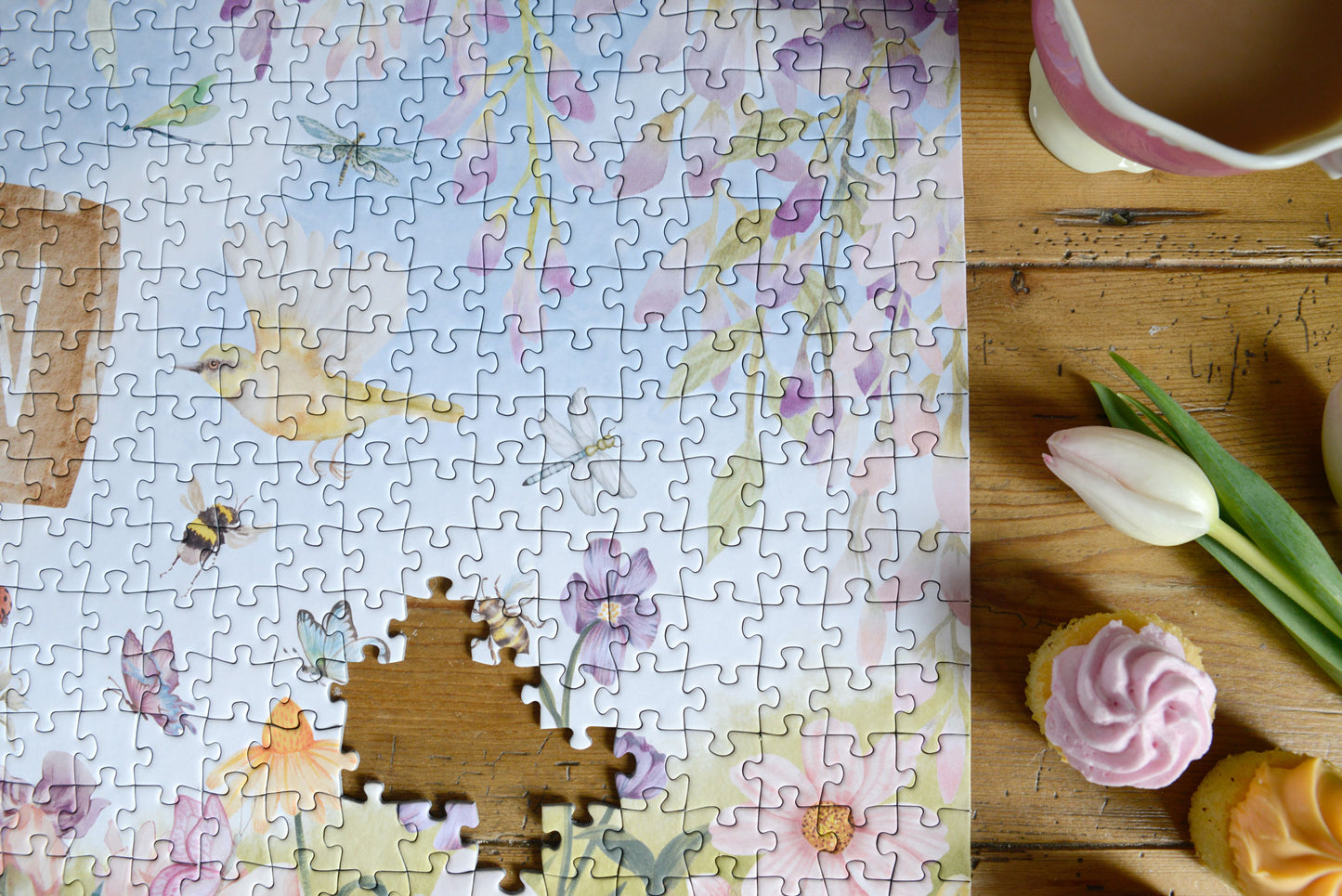 Garden Blooms & Butterflies 1000 Piece Jigsaw Puzzle