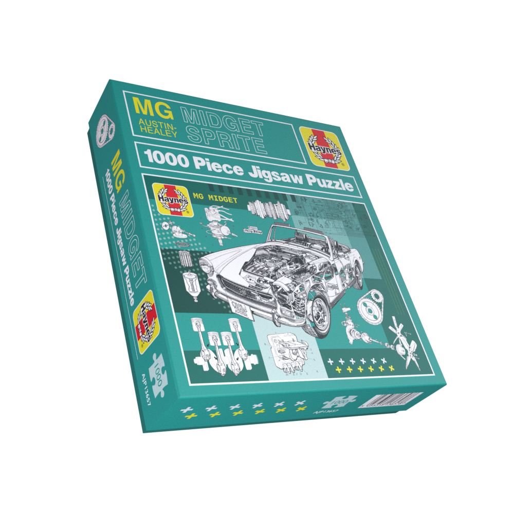 Haynes MG Midget 65th Anniversary 1000 Piece Jigsaw Puzzle – All