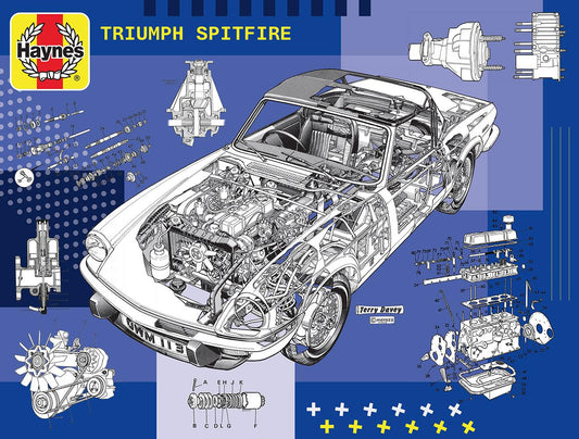 PRE-ORDER Haynes Triumph Spitfire 1000 Piece Jigsaw Puzzle