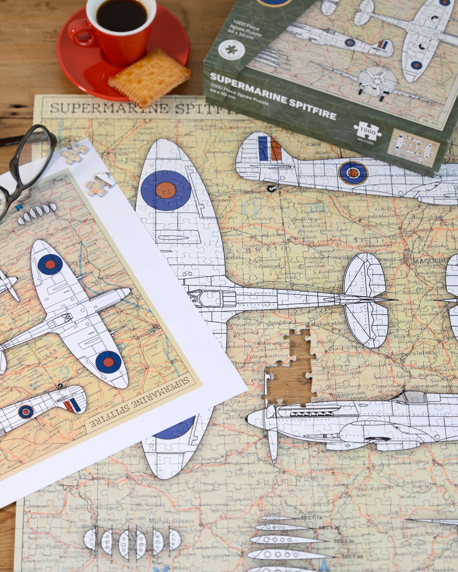 Imperial War Museums Spitfire 90th Anniversary 1000 Piece Jigsaw