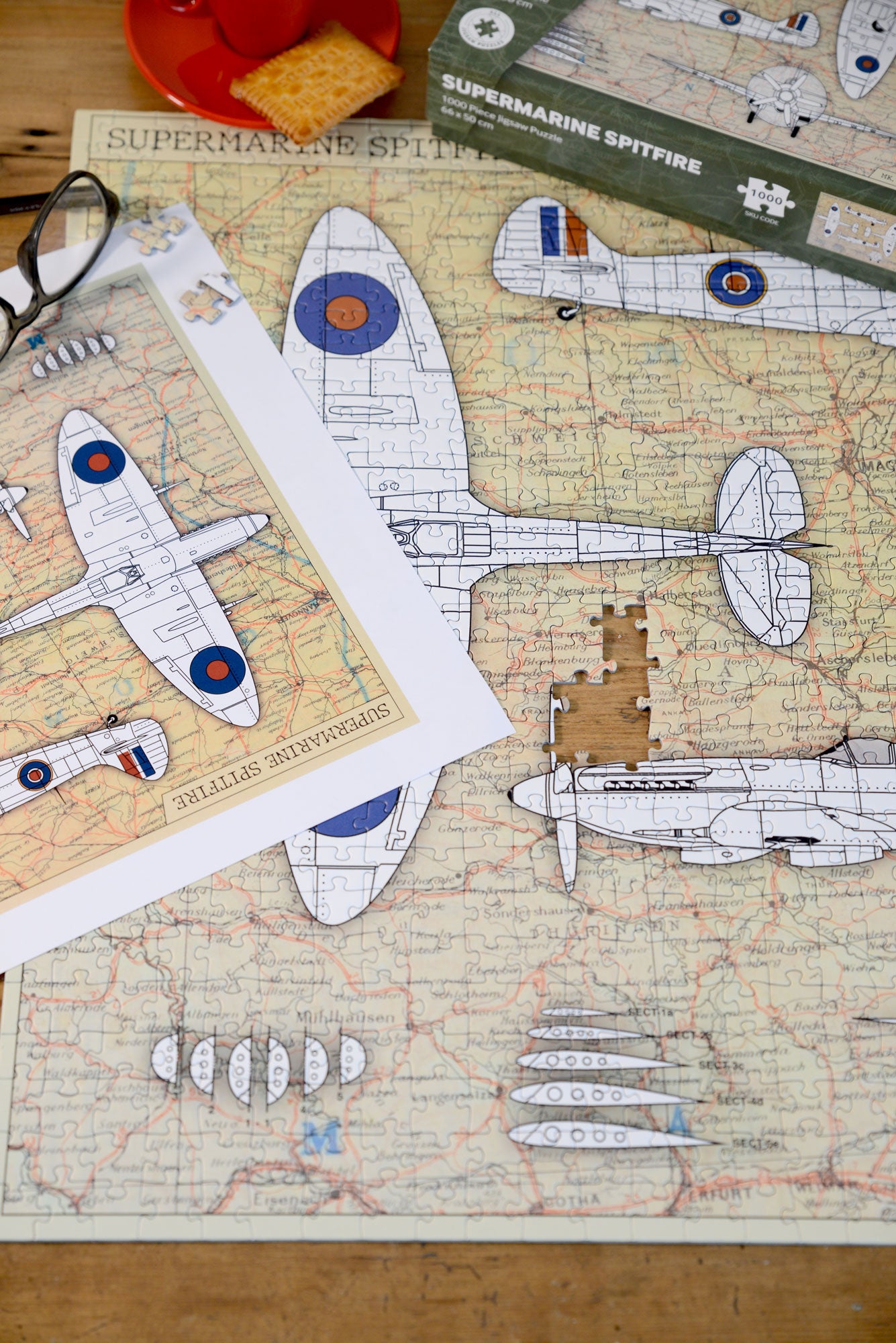 PRE-ORDER Imperial War Museums Spitfire 90th Anniversary 1000 Piece Jigsaw Puzzle