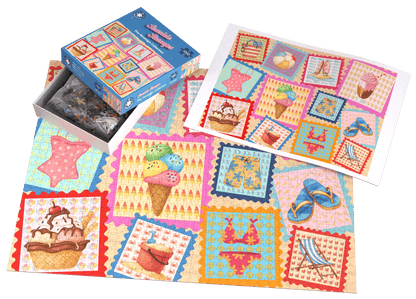 Seaside Stamps 1000 Piece Jigsaw