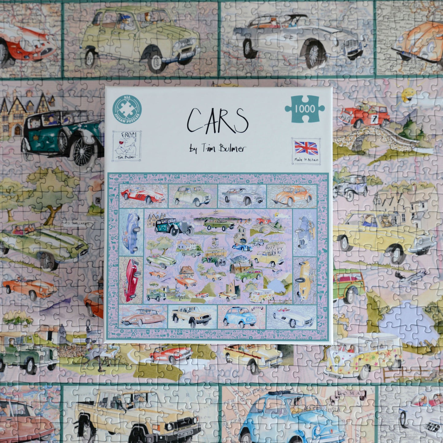 Tim Bulmer - Cars 1000 Piece Jigsaw Puzzle