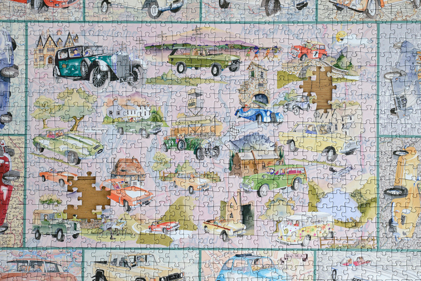 Tim Bulmer - Cars 1000 Piece Jigsaw Puzzle