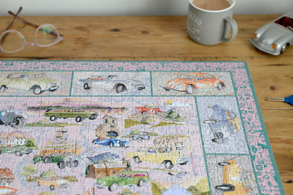 Tim Bulmer - Cars 1000 Piece Jigsaw Puzzle