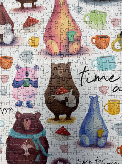 Time for a Cuppa Tea Bears 1000 Piece Jigsaw