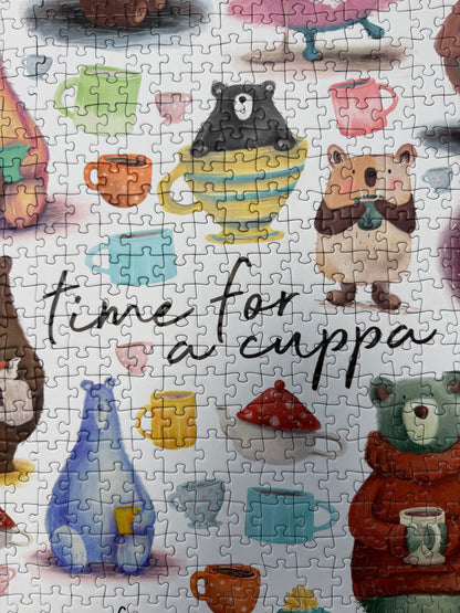 Time for a Cuppa Tea Bears 1000 Piece Jigsaw