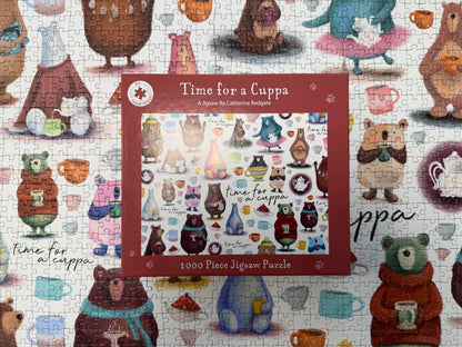 Time for a Cuppa Tea Bears 1000 Piece Jigsaw