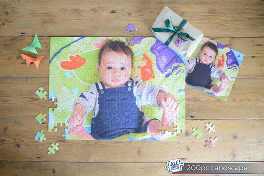 Personalised Photo Jigsaw Puzzle 1000 / 500 / 400 / 100 Pieces