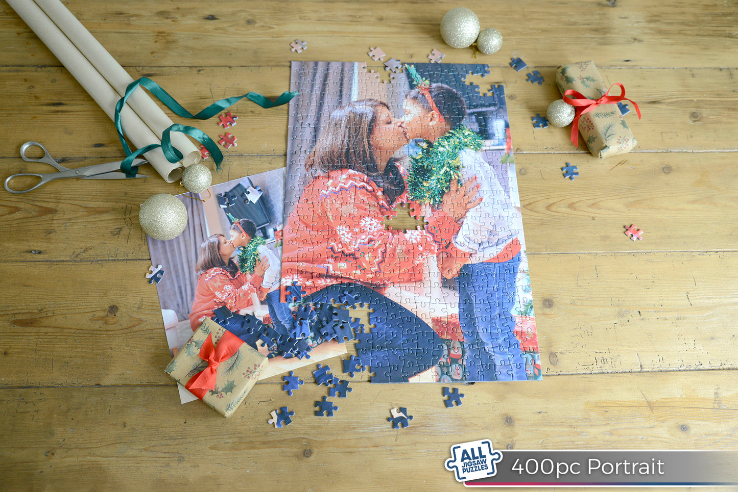 Personalised Photo Jigsaw Puzzle 1000 / 500 / 400 / 100 Pieces
