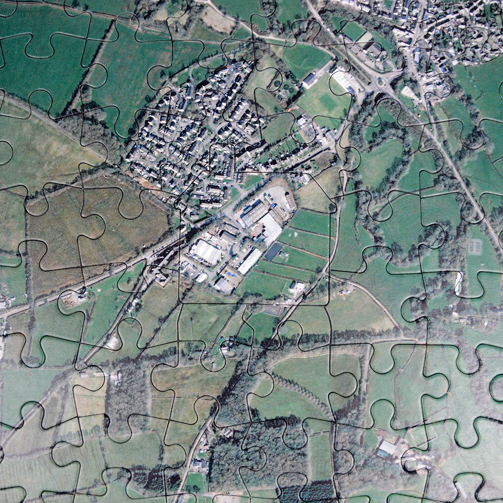 Hometown Personalised UK Map Jigsaw Puzzle