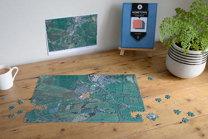 Hometown Personalised UK Map Jigsaw Puzzle